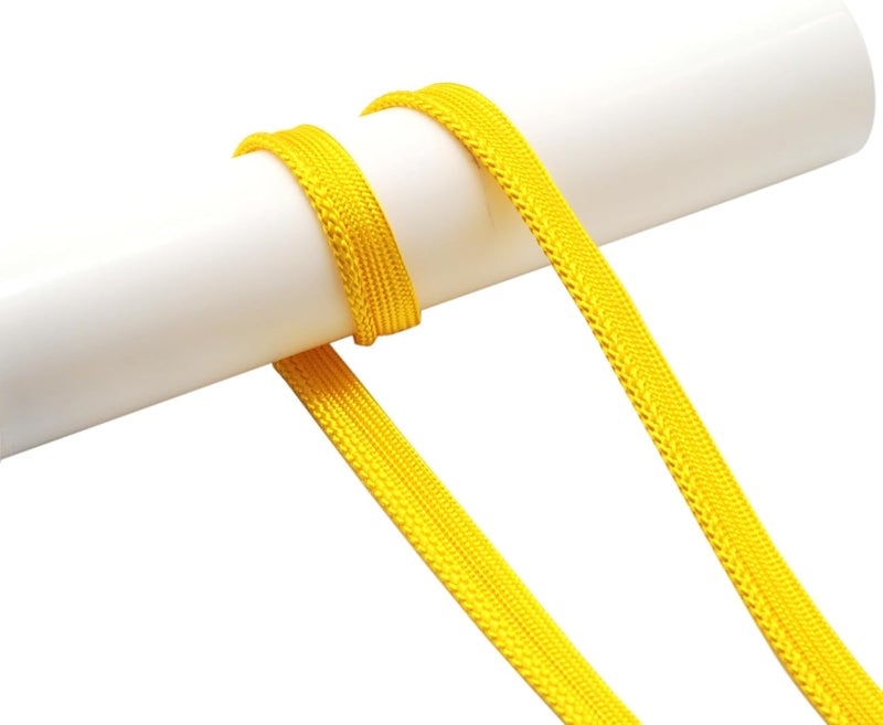YRCLASYTRIM 0.35inch,(55Yards) Sewing Piping Trim,Shining Polyesterter Cord Trim,for Sewing Clothing,Hometextile, Decoration DIY Crafts Edge Piping Embellishments,30Colour (Lemon Tonic) - Image 1